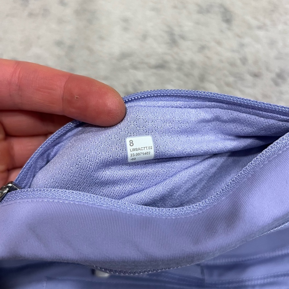 Women’s LULULEMON Lilac Smoke* Pace Rival Mid-Rise Skort Skirt - Picture 10 of 10